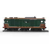 Italy Diesel Locomotive D.445 Train Building Blocks - LesDiy - Locomotive