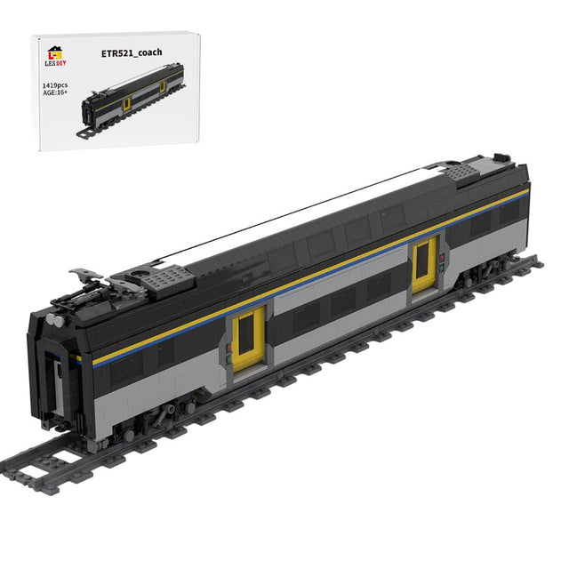 Italy ETR Passenger Train 521"Rock" Buildin Blocks - LesDiy - Locomotive - 