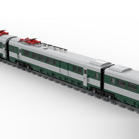 Italy ETR.250 Arlecchino Train Building Blocks - LesDiy - Locomotive