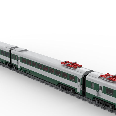 Italy ETR.250 Arlecchino Train Building Blocks - LesDiy - Locomotive