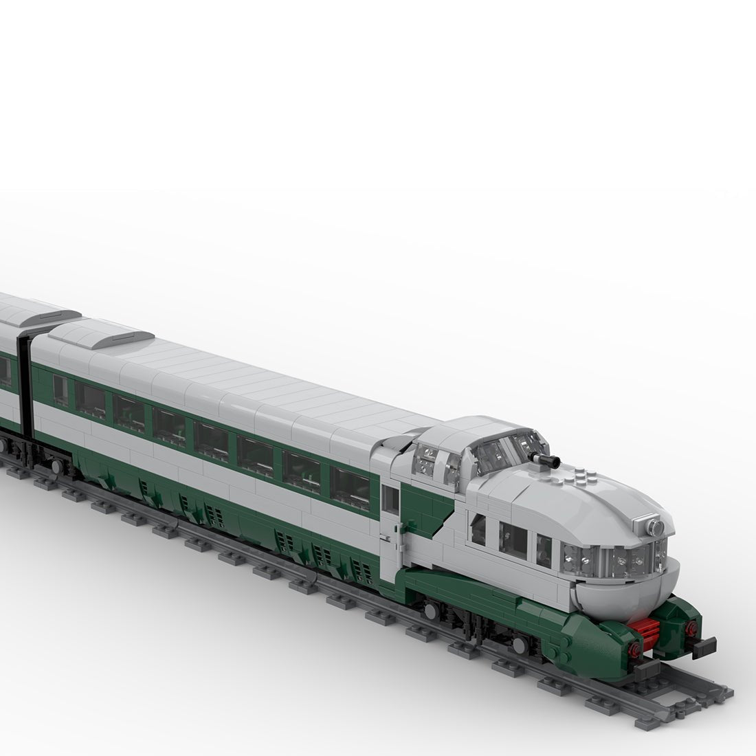 Italy ETR.250 Arlecchino Train Building Blocks - LesDiy - Locomotive