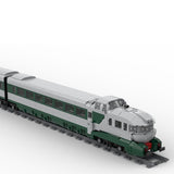 Italy ETR.250 Arlecchino Train Building Blocks - LesDiy - Locomotive