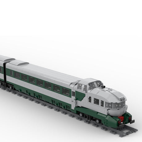 Italy ETR.250 Arlecchino Train Building Blocks - LesDiy - Locomotive