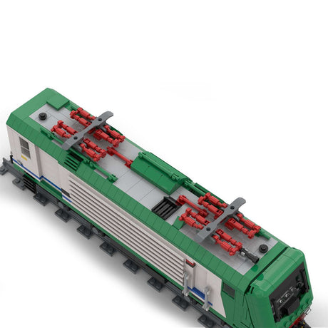 Italy Locomotives Train Model MOC DIY Assembly Building Blocks - LesDiy - Locomotive