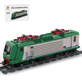 Italy Locomotives Train Model MOC DIY Assembly Building Blocks - LesDiy - Locomotive