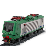Italy Locomotives Train Model MOC DIY Assembly Building Blocks - LesDiy - Locomotive