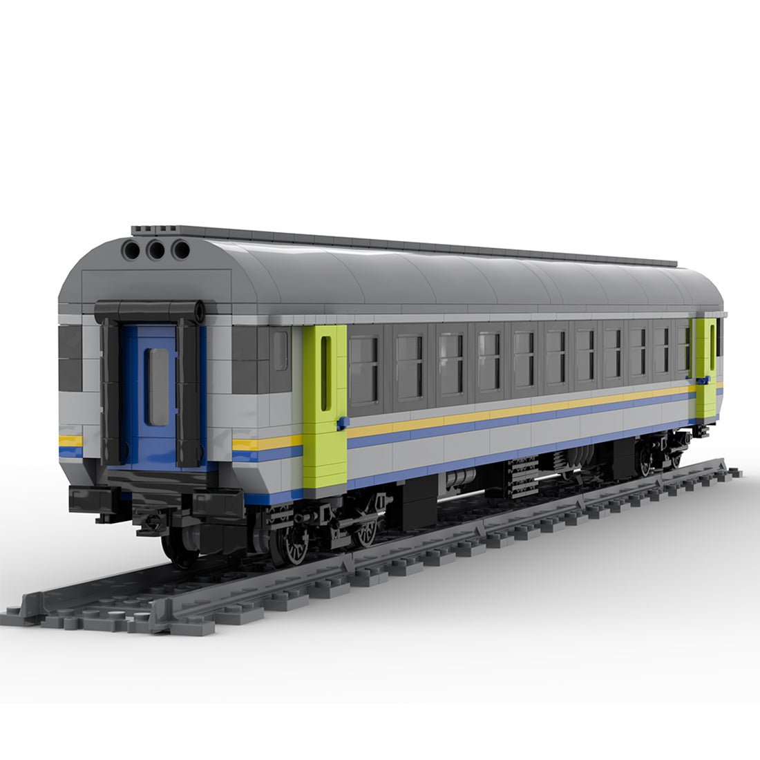 Italy MDVE Carriage DPR Train Building Blocks | LesDiy