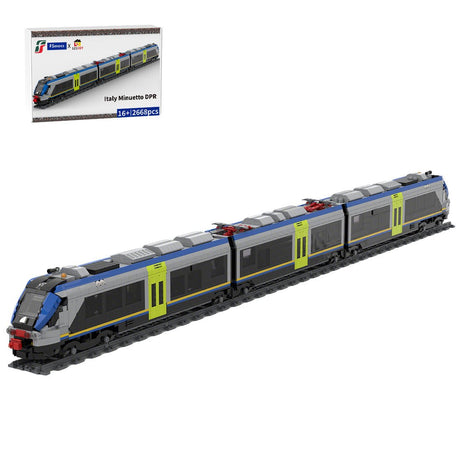Italy Trianset Minuetto DPR Building Blocks - LesDiy - Locomotive