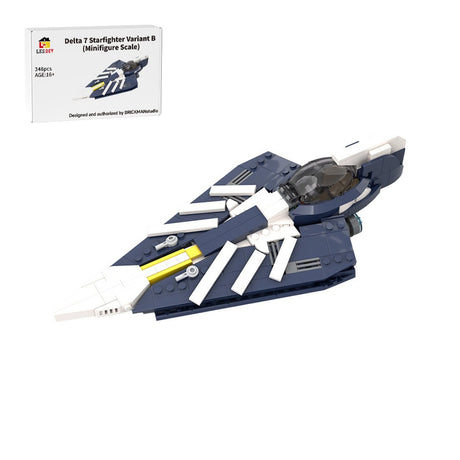 Jedi Delta-7 Starfighters Building Blocks-LesDiy-MOC-Plo Koon