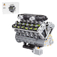 Lamborghini Aventador V12 Engine Building Blocks - LesDiy - Building Blocks