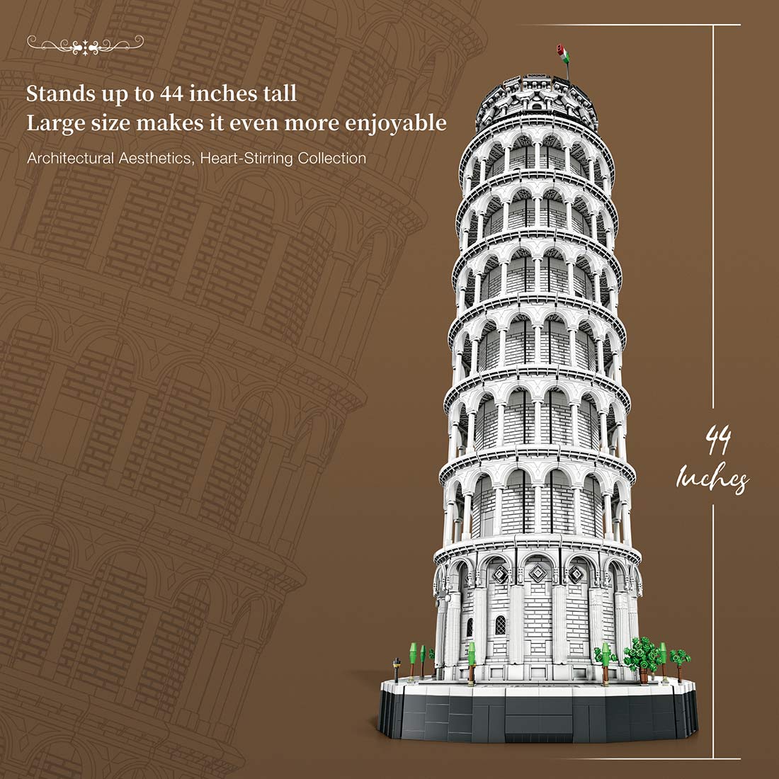 Leaning Tower of Pisa Building Blocks-LesDiy-Building Blocks-