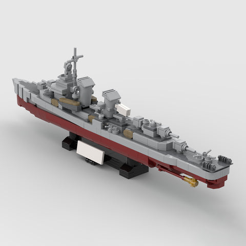 1/300 Scale DD-557 Johnston Class Destroyer | LesDiy.com