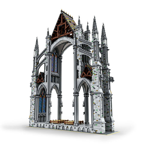 1:42 Cross-section of Gothic Church