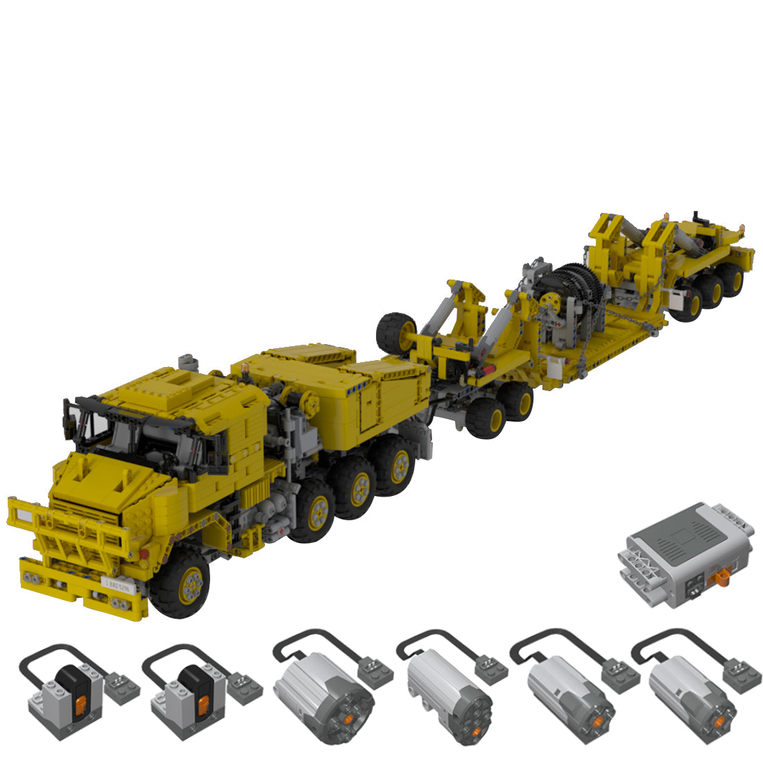 Dynamic Heavy Equipment Transporter with Suspension