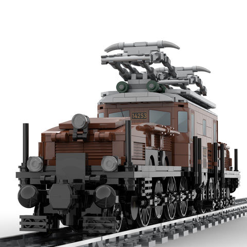 MOC-125085 Swiss Locomotive Crocodile - Brown