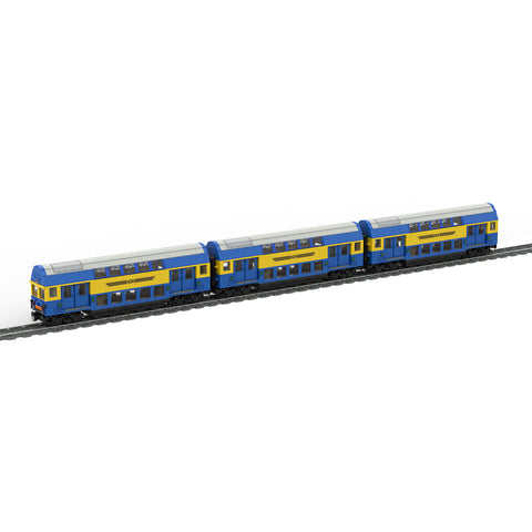MOC-130907 Double Deck Train Car