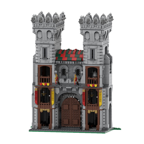 MOC-130978 Medieval Red Castle Gate