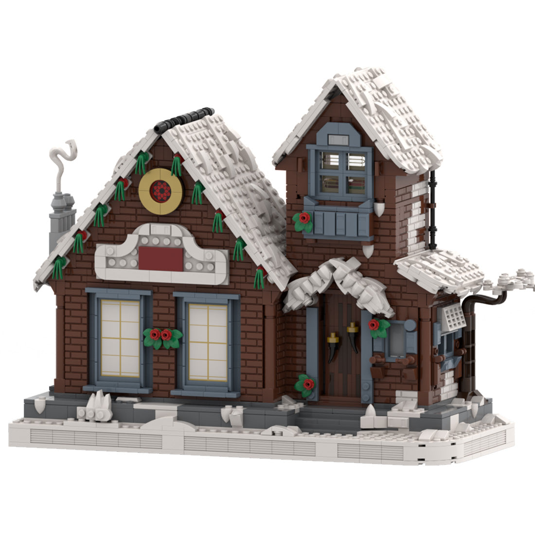 MOC-132309 Christmas Winter Cottage