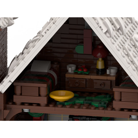 MOC-132309 Christmas Winter Cottage