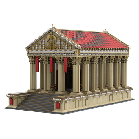 PDF instruction for MOC-136729 Ancient Roman Temple