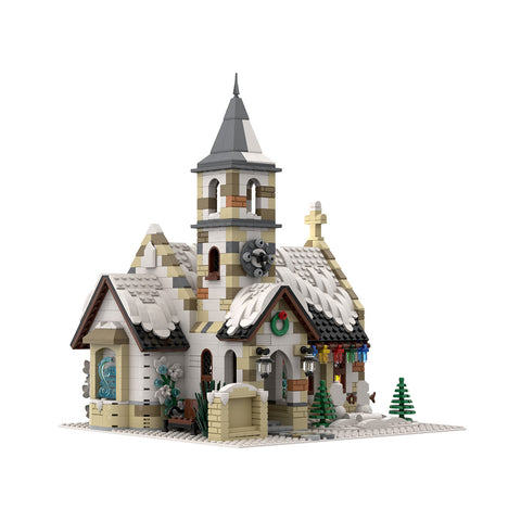 MOC-147549 Winter Country Church