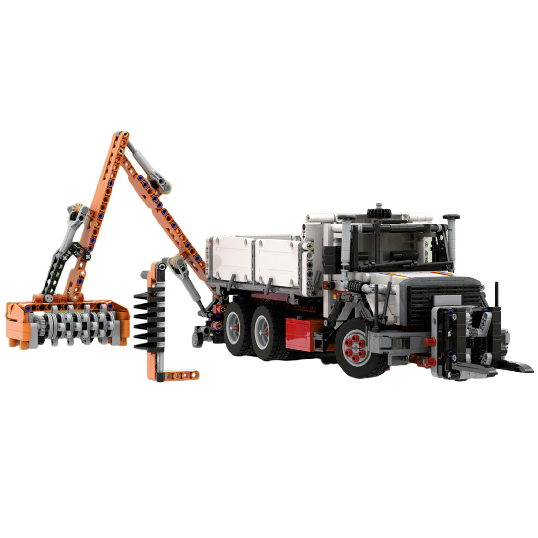 MOC-156132 Iveco Magirus 330-30 Trilateral Tipper & Boom Mower