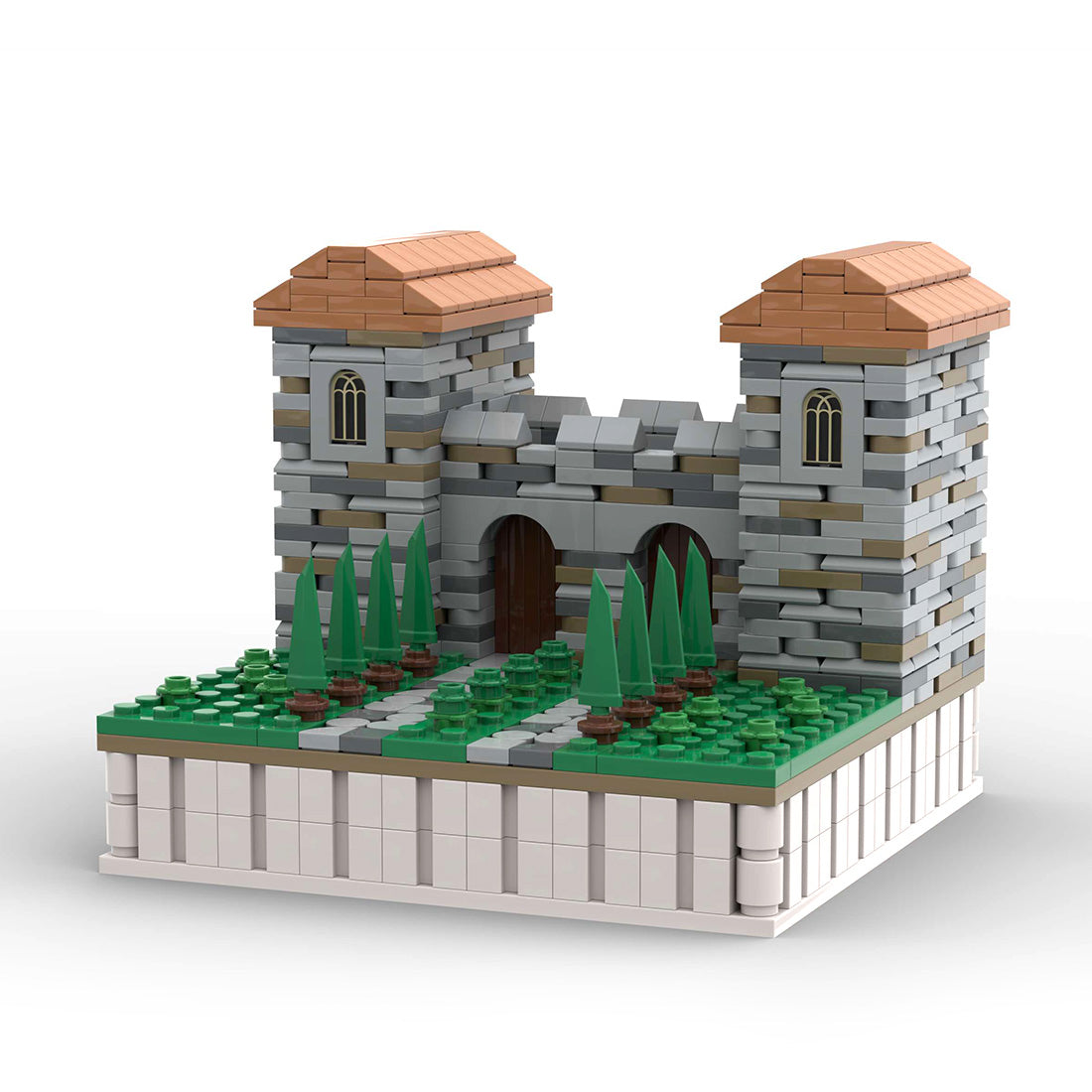 PDF instruction for MOC-158190 Small Roman Ancient Gate