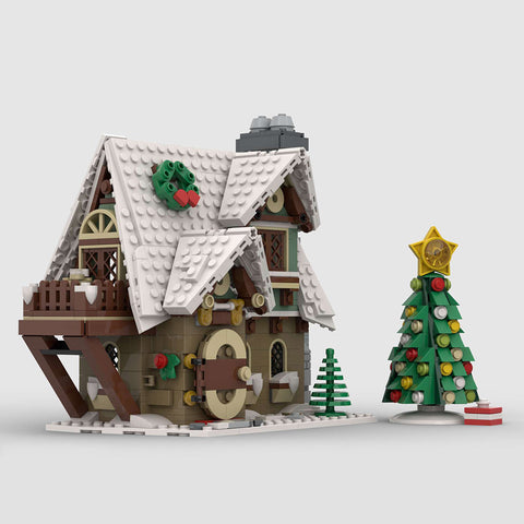 MOC-91768 Christmas Elf Cottage