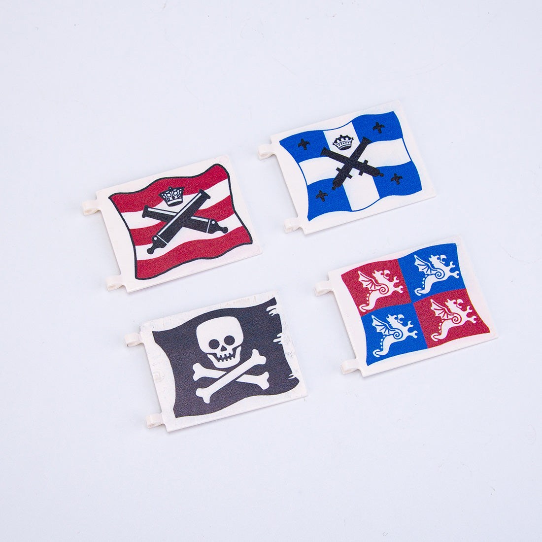 Square 6x4 Double-sided Flags Building Blocks Part