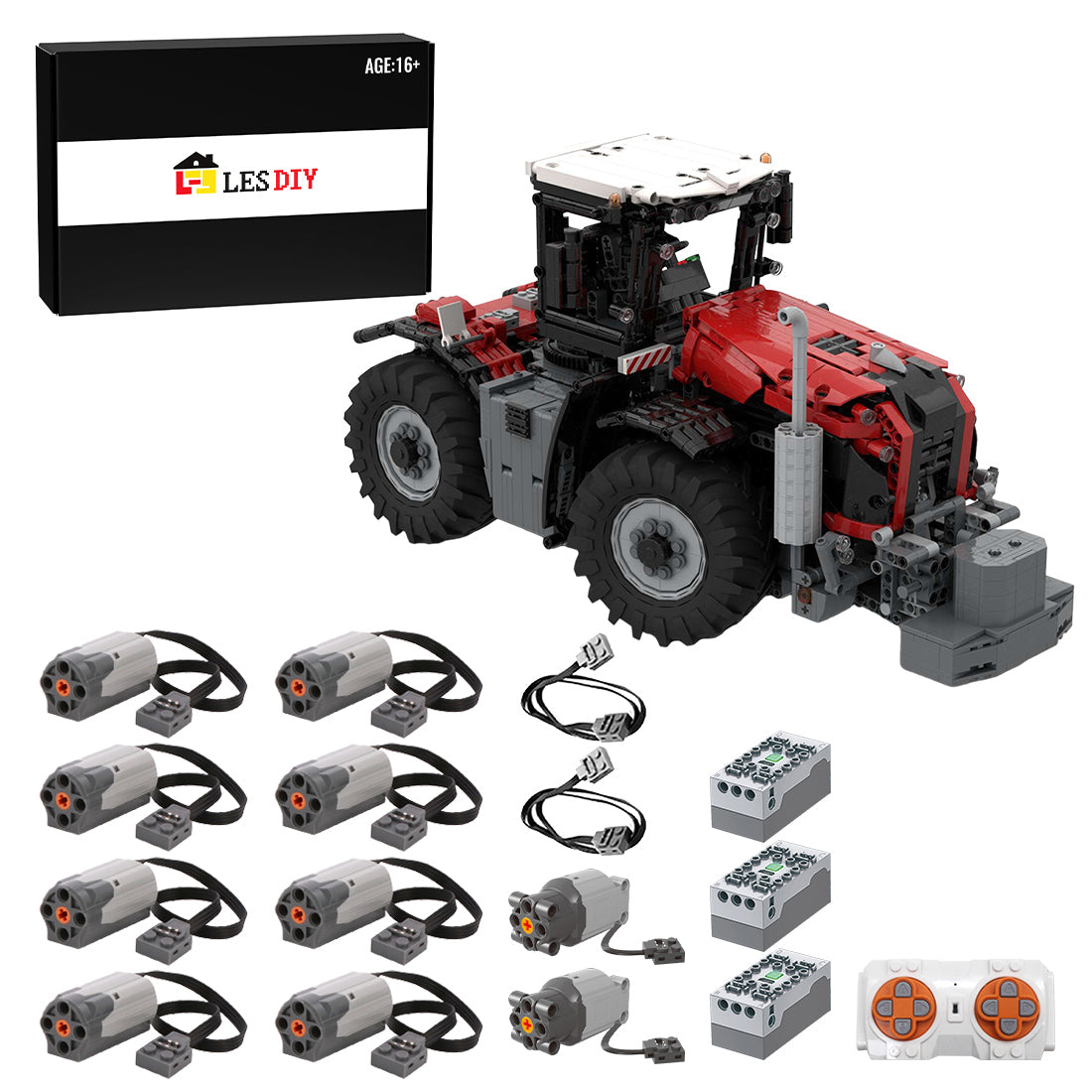 Xerion 5000 Tech Tractor - Red