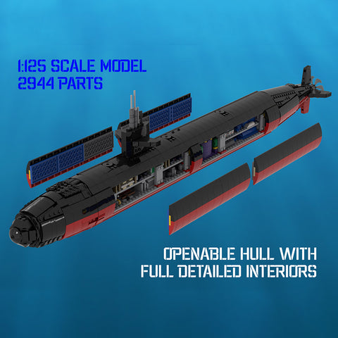 1/125 UCC Los Angeles-class Submarine