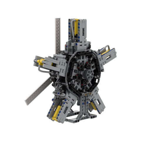 MOC-39694 5-cylinder Pneumatic Star Engine