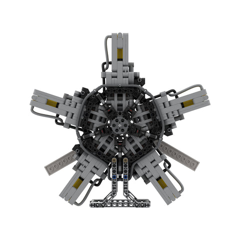 MOC-39694 5-cylinder Pneumatic Star Engine