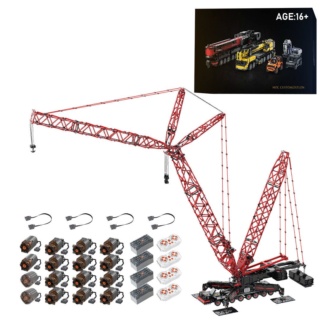 LG1750 16 Motor RC Crane - LesDiy - 