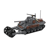 M4 SHERMAN Antimines Medium Tank Building Blocks - LesDiy