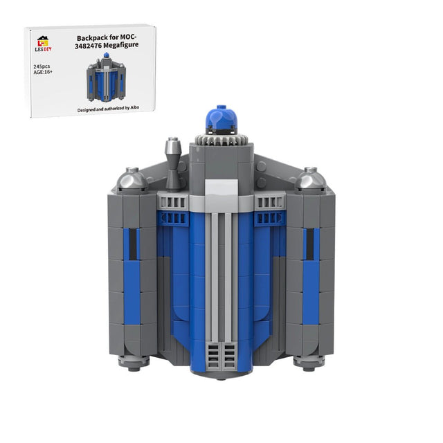 Mandalorian Jetpack for Mega Figure 3482476 Building Blocks-LesDiy-MOC-