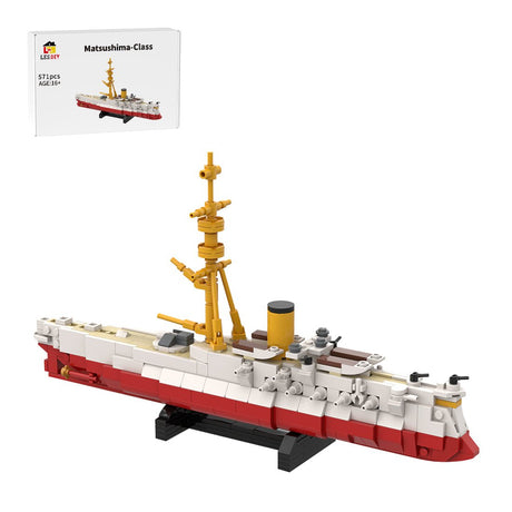 Matsushima-Class Protected Cruiser Building Blocks-LesDiy-Building Blocks-