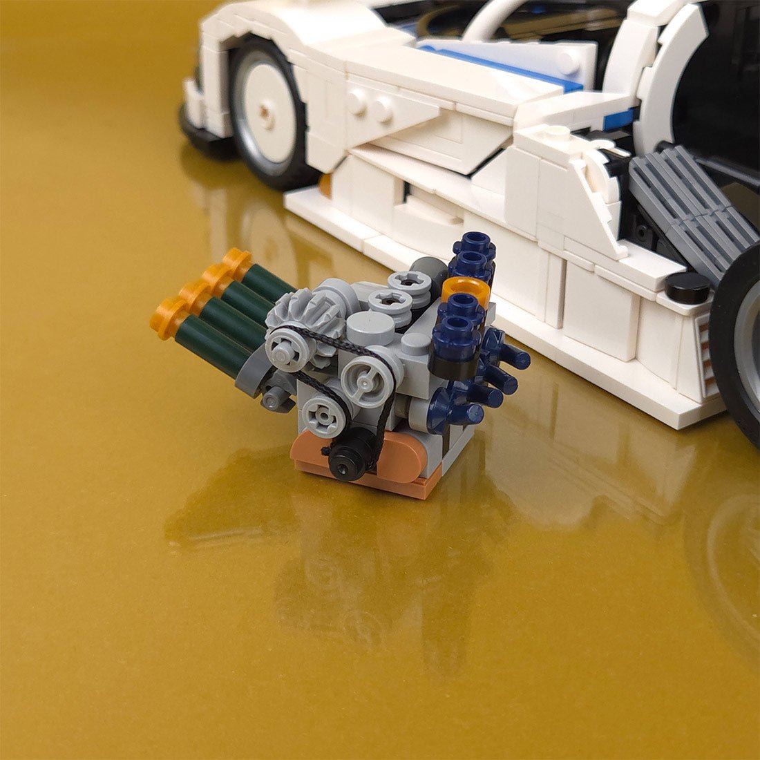 Mazda: Japanese LeMens Legend Racing Car Building Blocks (gobricks