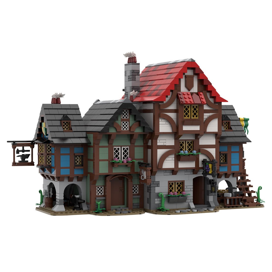 Medieval Alley's Inn Model Village Theme | LesDiy