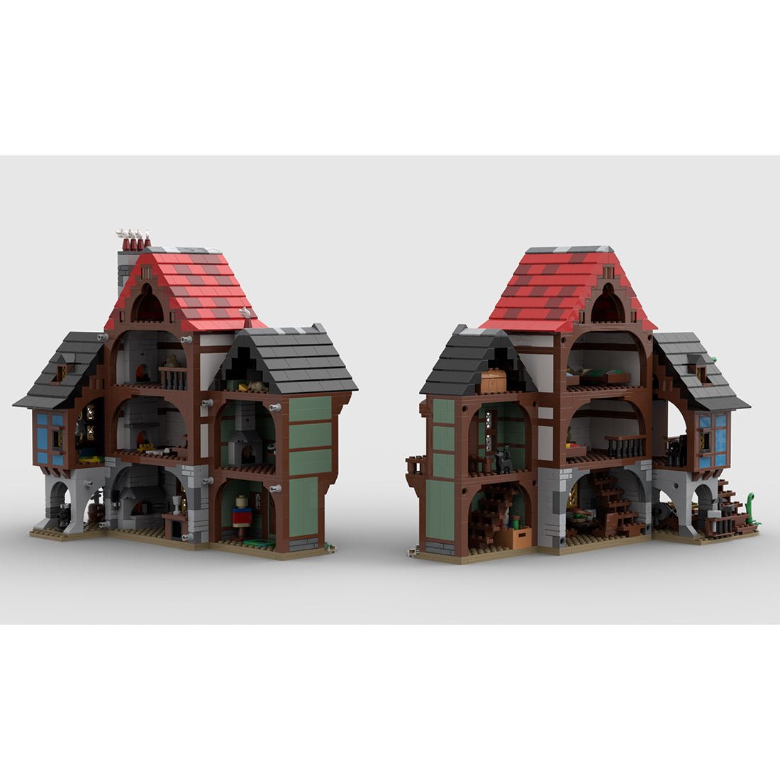 Medieval Alley's Inn Model Village Theme - LesDiy