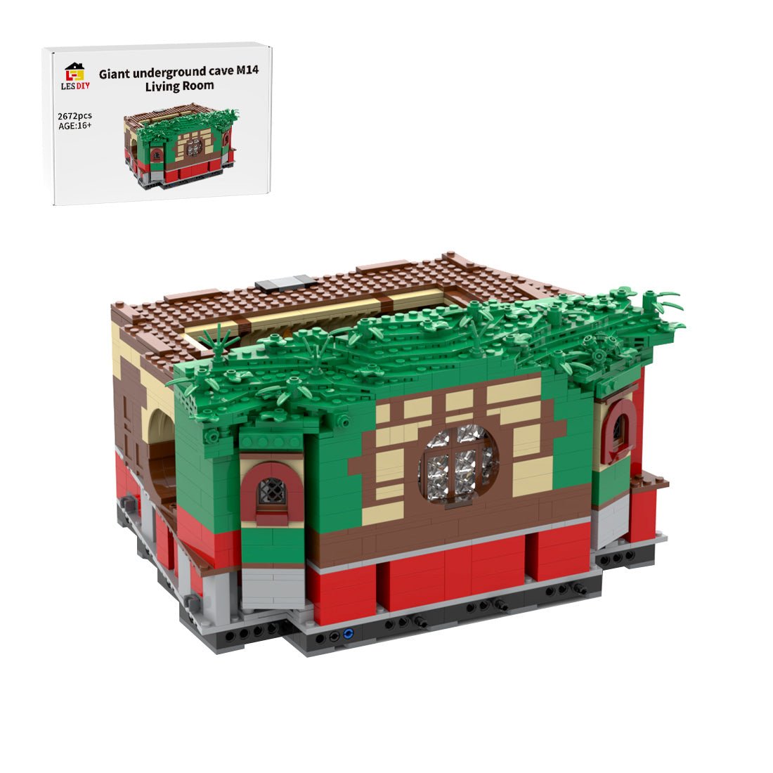 Medieval Cavern Dwelling M14 Modular Building Blocks - LesDiy - Building Blocks