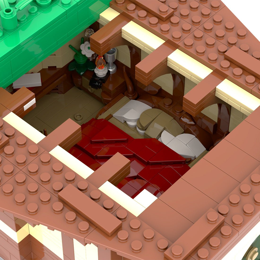 Medieval Cavern Dwelling M6 Modular Building Blocks - LesDiy - Building Blocks