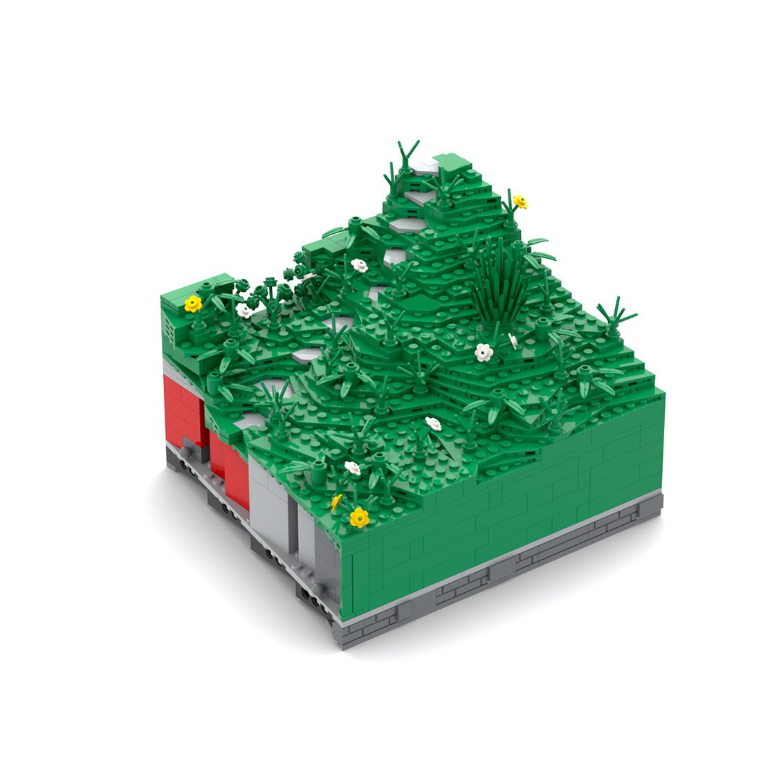 Medieval Cavern Dwelling Modular Section 3 Guest Bathroom Building Blocks - LesDiy - Building Blocks