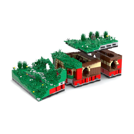 Medieval Cavern Dwelling Modular Section 4 Living Room Building Blocks - LesDiy - Building Blocks