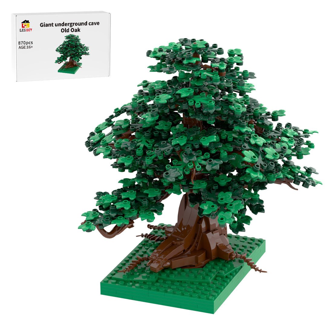 Medieval Cavern Dwelling Old Tree Modular Building Blocks - LesDiy - Building Blocks