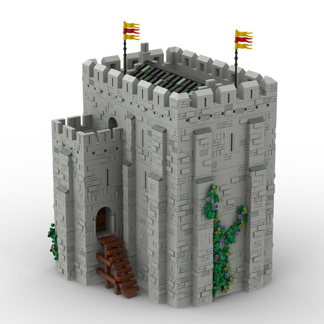 Medieval Great Base Norman Fortress Building Blocks - LesDiy - 