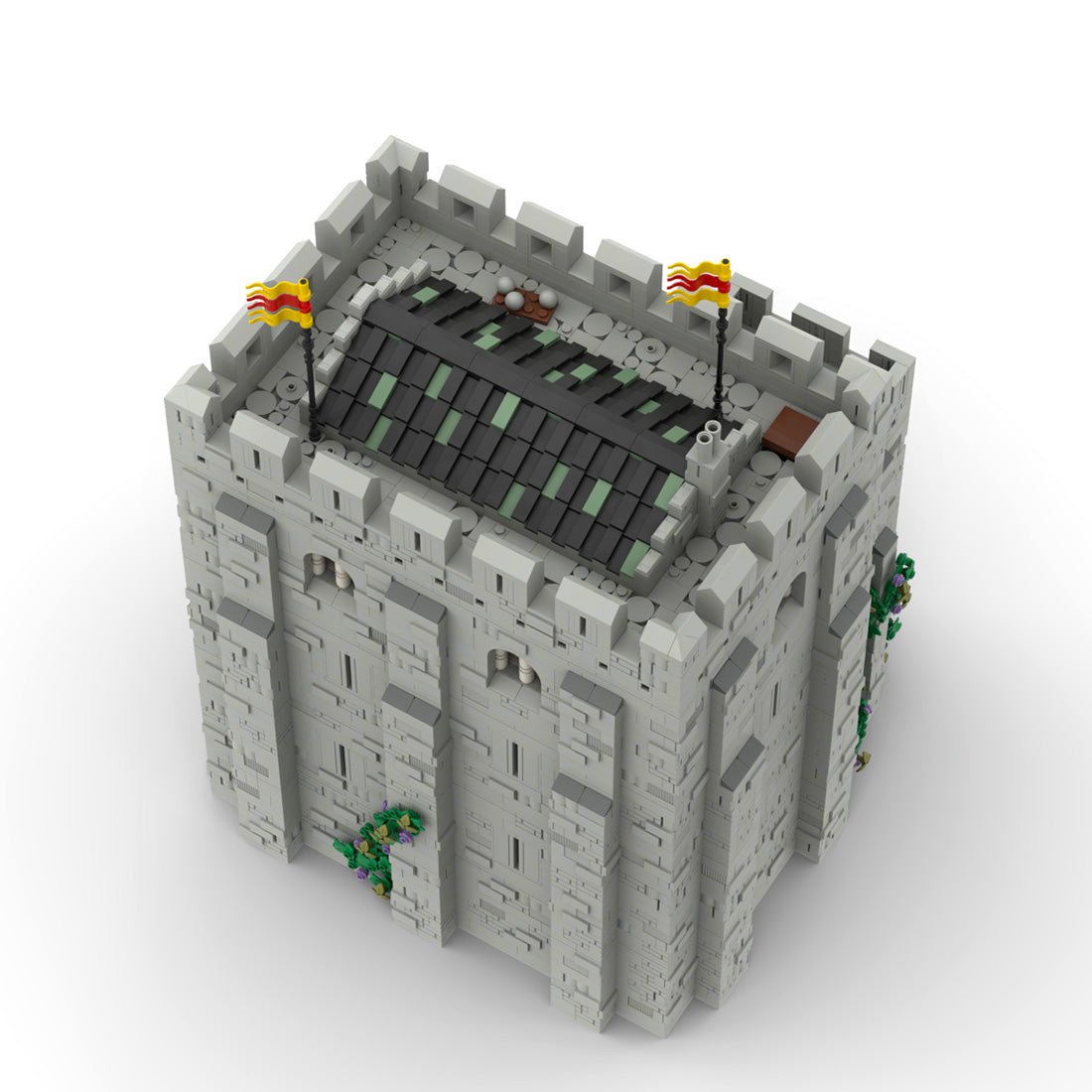 Medieval Great Base Norman Fortress Building Blocks - LesDiy - 