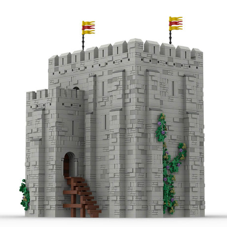 Medieval Great Base Norman Fortress Building Blocks - LesDiy - 