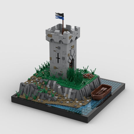 Medieval Pirate Tower Building Blocks - LesDiy - 