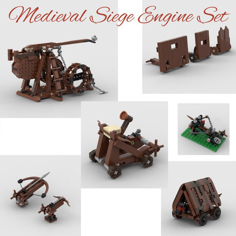 Medieval Siege Equipment Building Blocks - LesDiy - 